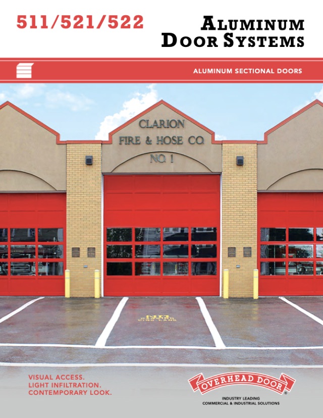 Aluminum Door Systems brochure cover