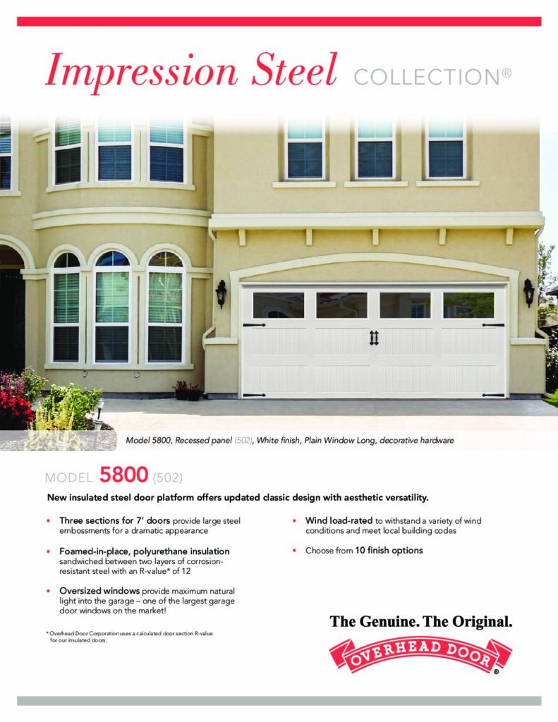 Impression Steel Collection® brochure cover