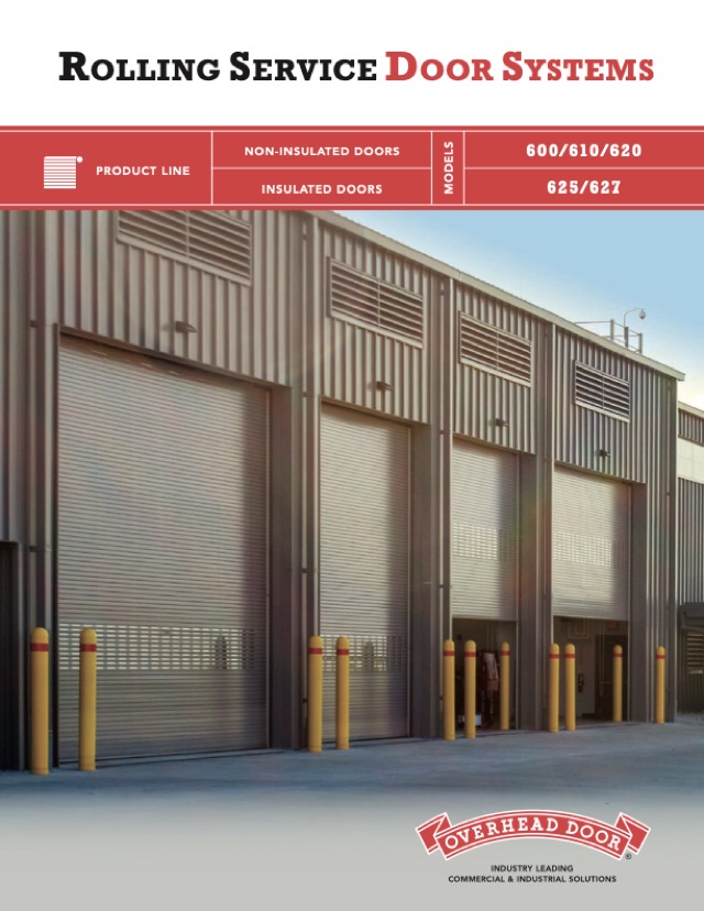 Rolling Service Door Systems brochure cover