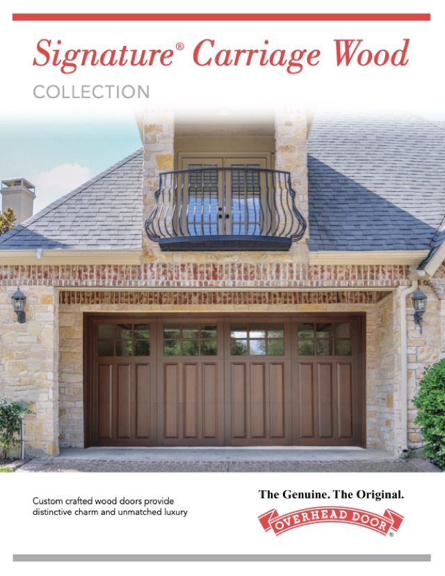 Signature® Carriage Wood Collection brochure cover