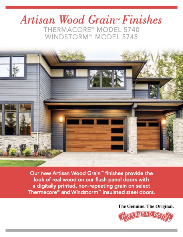 Artisan Wood Grain™ Finishes brochure cover